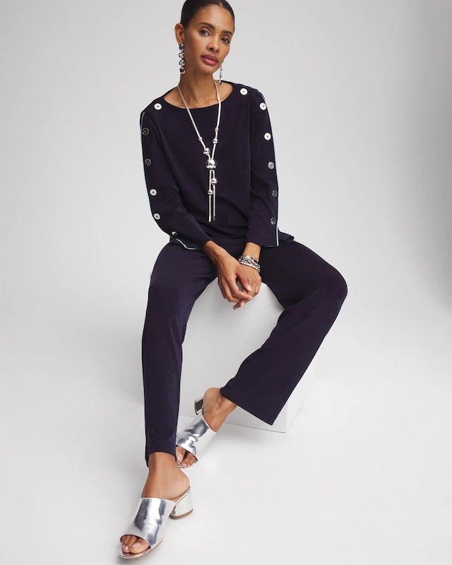 Travelers Button-sleeve Top - image 2